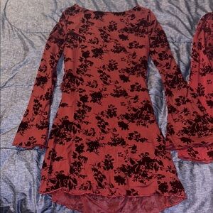 SHEIN Burgundy dress